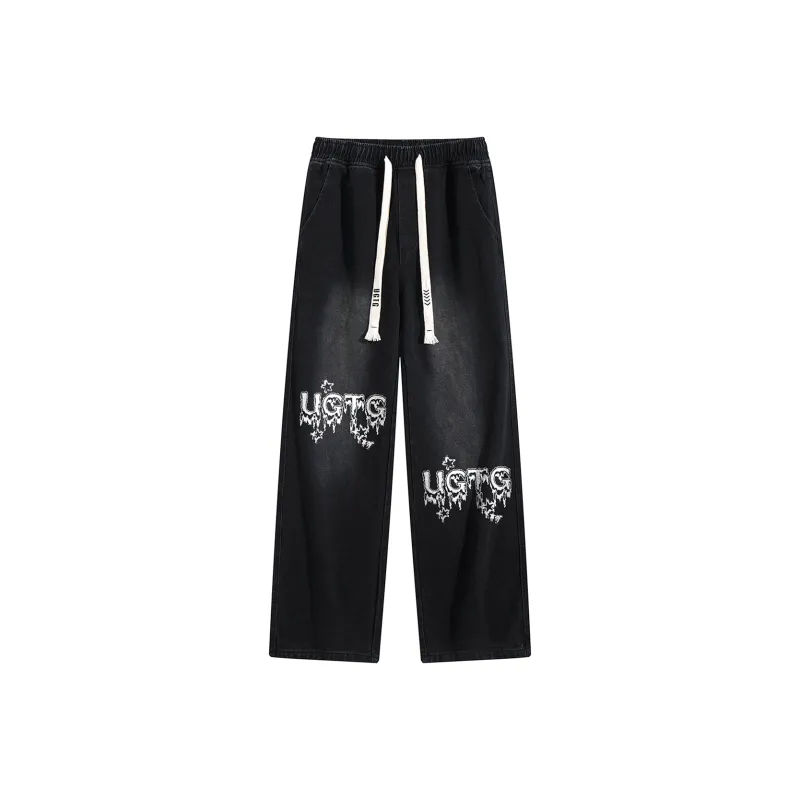 UGTG Flame Stars Unisex Jeans-7
