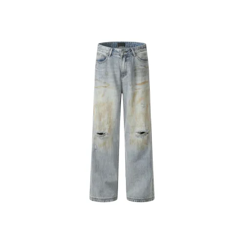 GBXM Jeans Unisex Dirty Mud Dyed