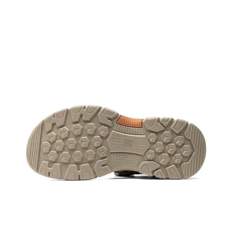 Warrior Beach Sandals Men's Khaki Brown-3