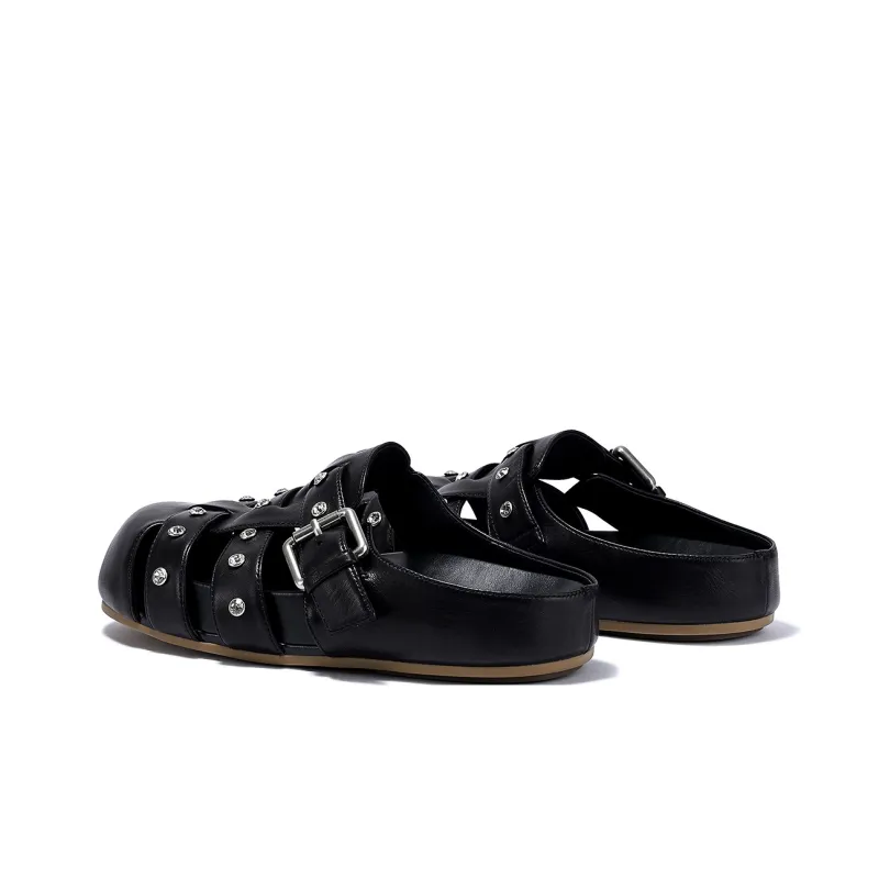 BELLALILY Closed Toe Slippers Women's-9