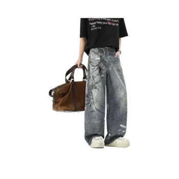 ADOONGA Jeans Unisex Dark Blue