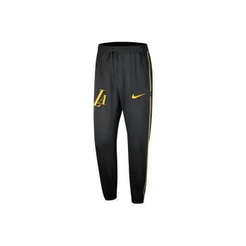 Nike Dri Fit Los Angeles Lakers Showtime City Edition Knitted Sports Pants City Edition Los Angeles Lakers Men's Black