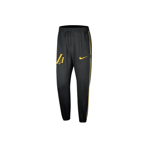 Nike Dri Fit Los Angeles Lakers Showtime City Edition Knitted Sports Pants City Edition Los Angeles Lakers Men's Black