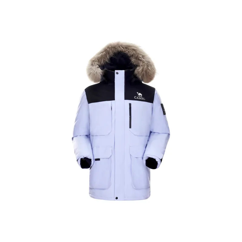 CAMEL Warm Fleece Series Down Jacket Unisex-11