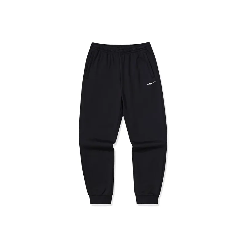 Erke Knitted Sweatpants Unisex Jet Black-0