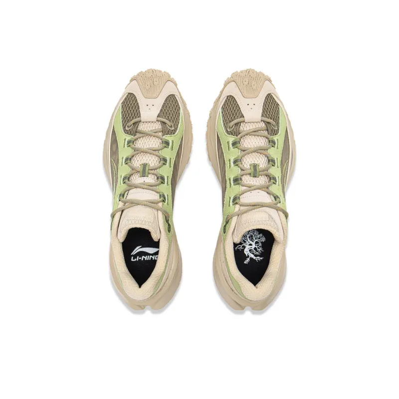 LiNing Travel Hero CRC Abrasion Resistant Slip Resistant Low Top Casual Shoes Unisex Matcha-3
