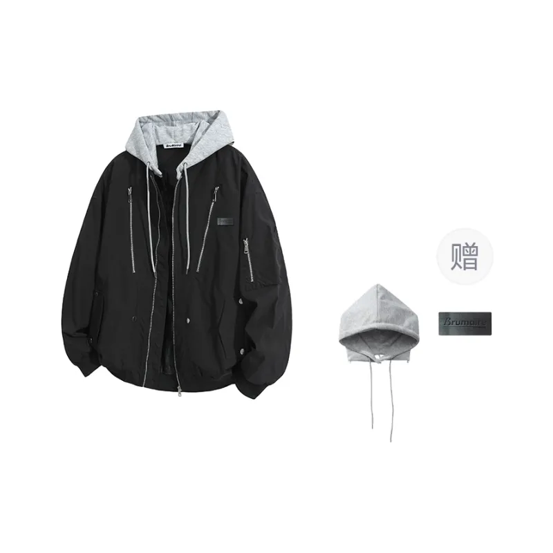BRUMAIRE Jackets Coats Unisex Black-0