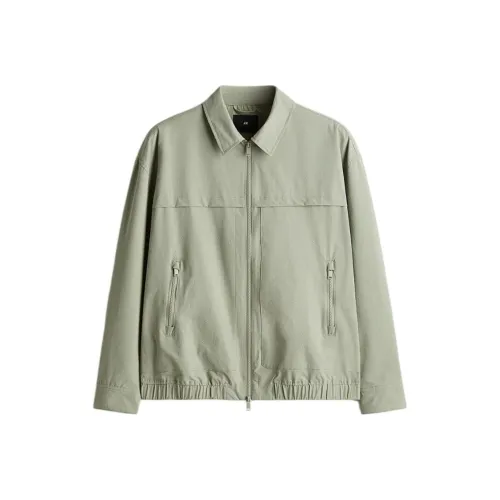 H&M 라이트 그래스 그린 남성 자켓