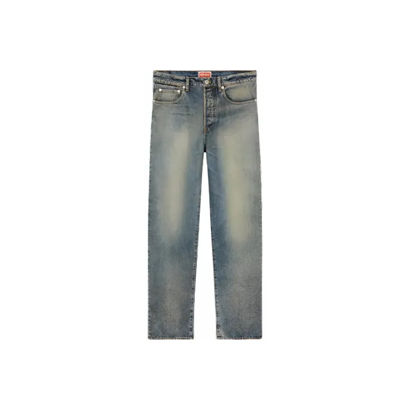 KENZO Asagao Straight Fit Jeans-0