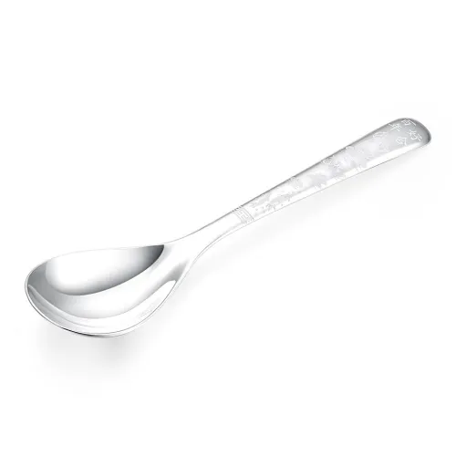 Yu Yin 999 Fine Silver Soup Ladle Spoon Unisex