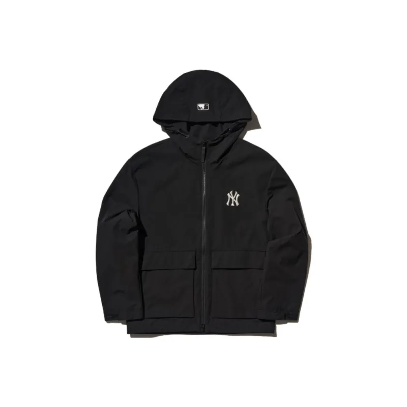 MLB Gorpcore Trench Coat Unisex Black-0