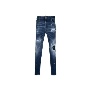 DSQUARED 2 Distressed Low rise Skinny Jeans