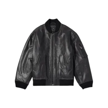 RAG&BONE Leather Jacket Men's Black