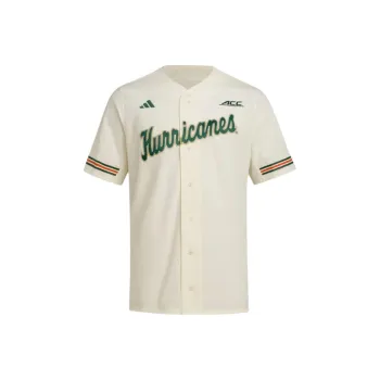 Adidas Free Shipping With AdiClub Miami Full Button Jersey