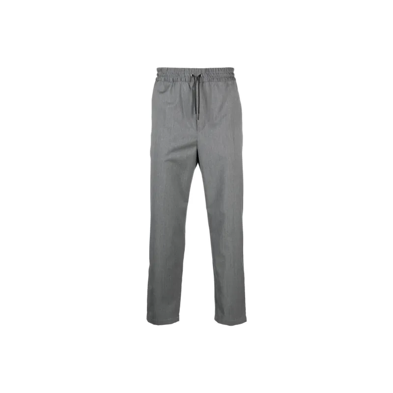 Maison Kitsune Casual Pants Men Light Gray-0