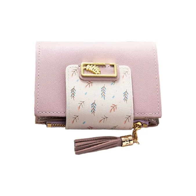 ALOENEY PU & Alloy Wallet Women's Multicolor-8