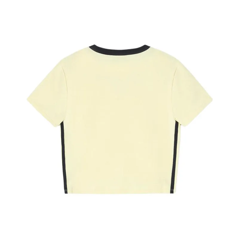 New Balance SLIM FIT T Shirt Women's Light Yellow-1