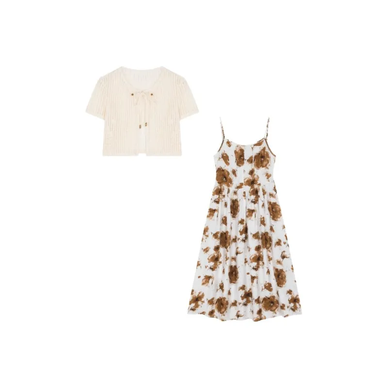 Mo Han Yi Mei Skirt Set Women's Multicolor-0