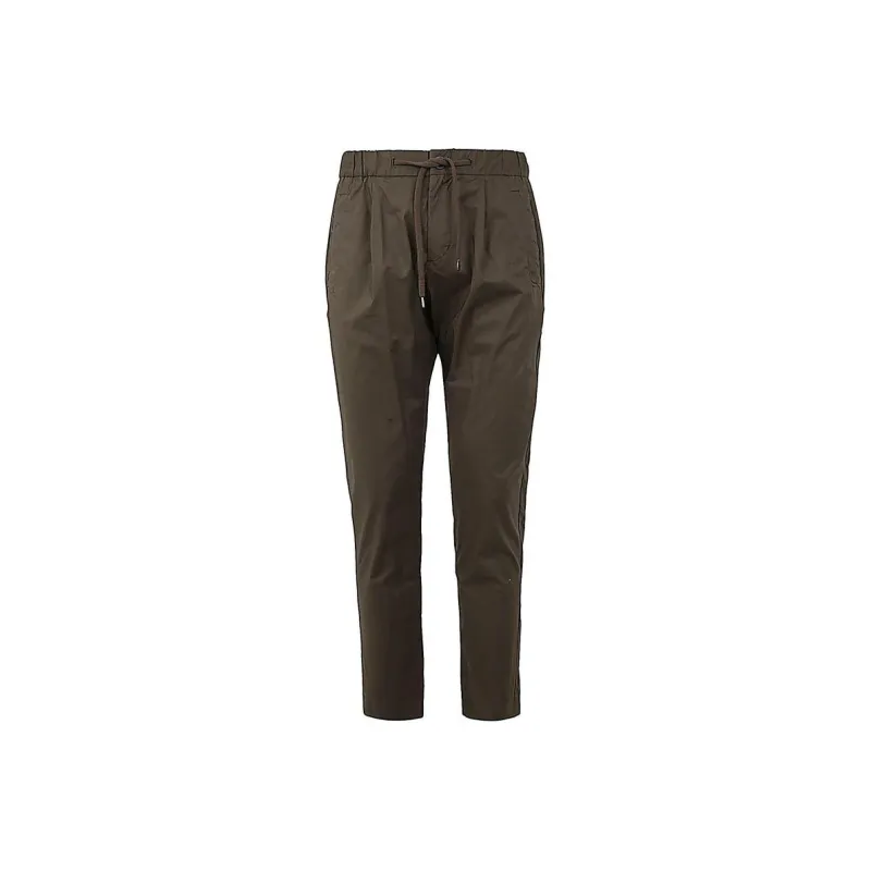 HERNO Pleat Detailed Drawstring Trousers-0