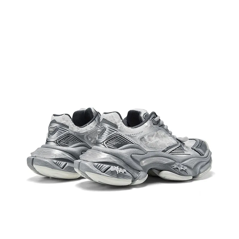 CHERYKALLY Star Pulse Slip Resistant, Abrasion Resistant, Breathable, Height Increasing Low Top Chunky Sneakers Women's-14