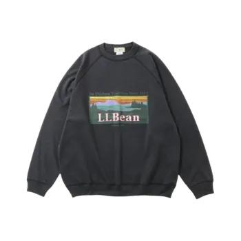 L.L.Bean Sweatshirt Men's Charcoal Gray