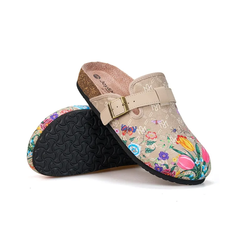 Joy&Mario Slip Resistant Closed Toe Slippers Unisex-5