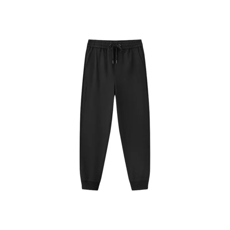 DEGAIA Knitted Sweatpants Men's Black-0