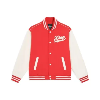 XTEP Baseball Jacket Unisex Enchanted Red