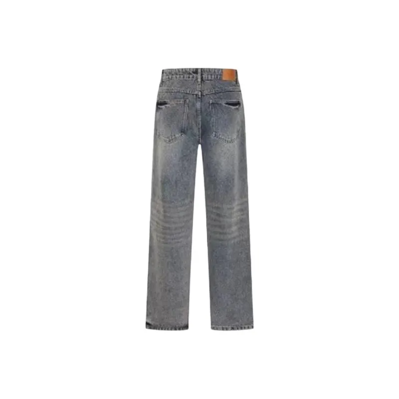 URBAN REVIVO Jeans Men's Dark Gray Blue-1