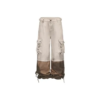BLACK8 Mula Over Billionaire Jeans Unisex Khaki