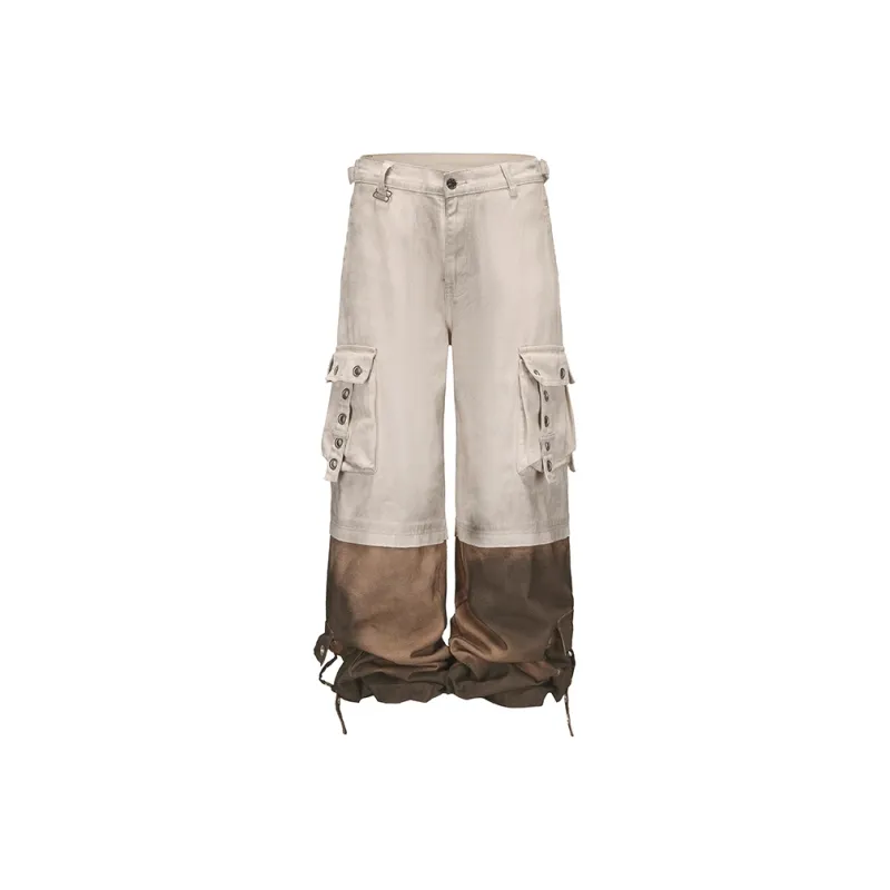 BLACK8 Mula Over Billionaire Jeans Unisex Khaki-0