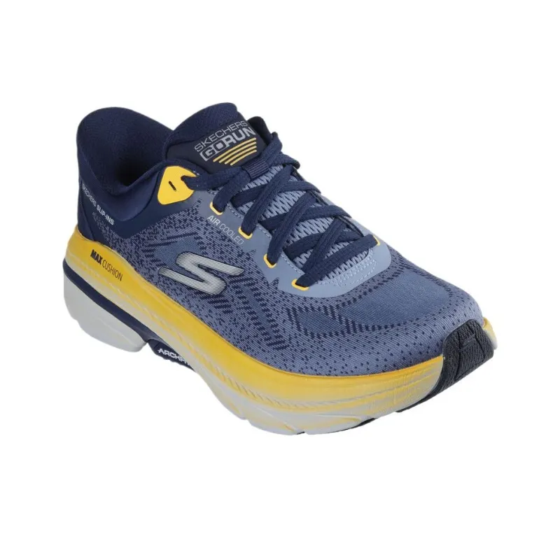 Skechers MAX CUSHIONINGARCHFIT 2.0 Low Top Running Shoes Men's Blue-2