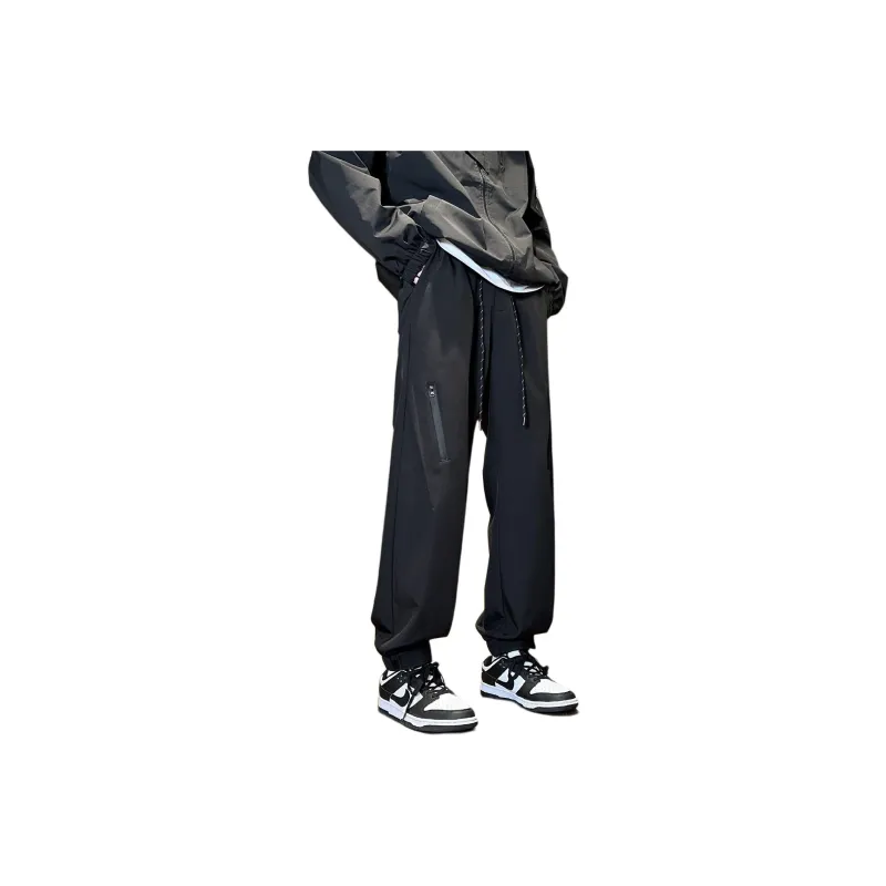 PANDA ADEVIL Casual Pants Unisex Black-0