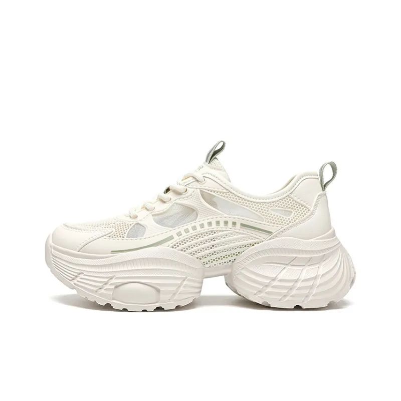 ZHR Small Round Pendant Coverage Abrasion Resistant Low Top Chunky Sneakers Women's-5