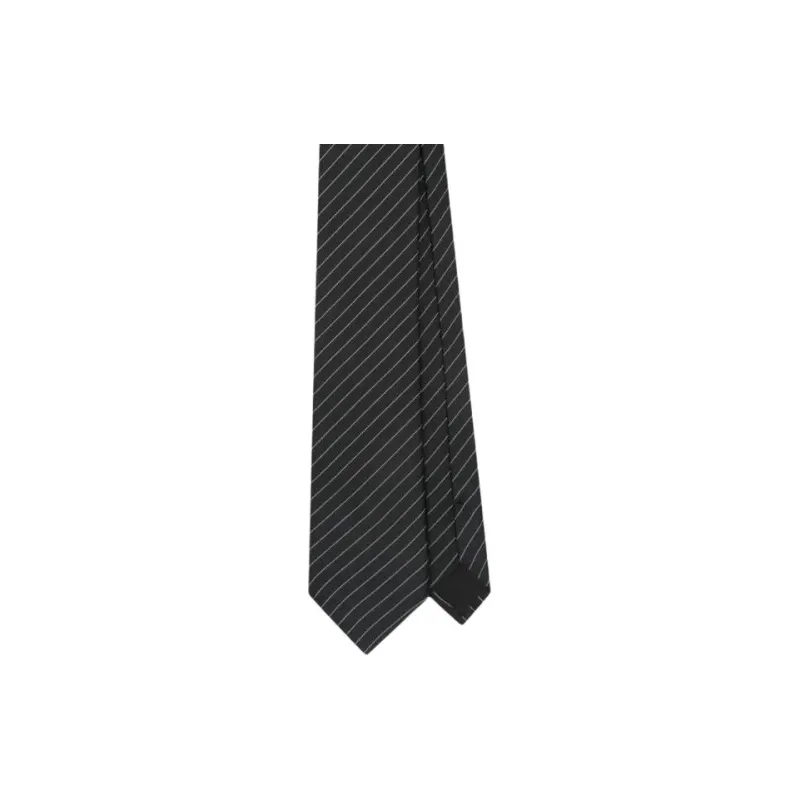 SAINT LAURENT Striped Tie-2