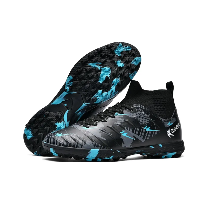Binary TF Rubber Broken Studs Cushioning Coverage Abrasion Resistant Lightweight Slip Resistant Soccer Shoes Unisex-2
