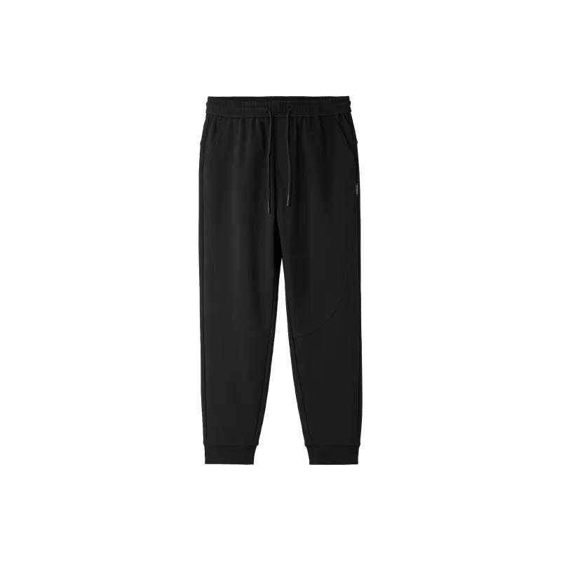 HLA Knitted Sweatpants Men Black 78-0