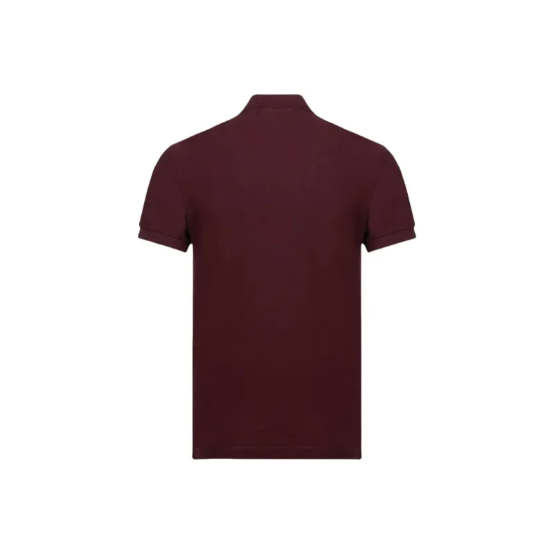 Burberry Polo Shirt Men's Burgundy-1