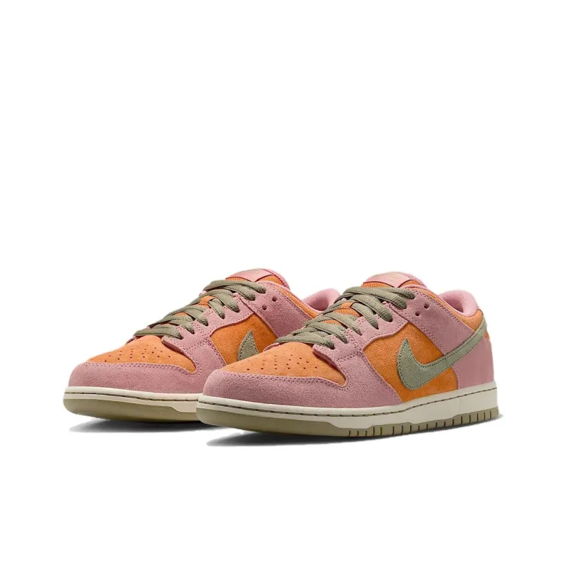 Nike Dunk SB Anti Slip Wear Resistant Low Top Skateboard Shoes Unisex Green Red-2