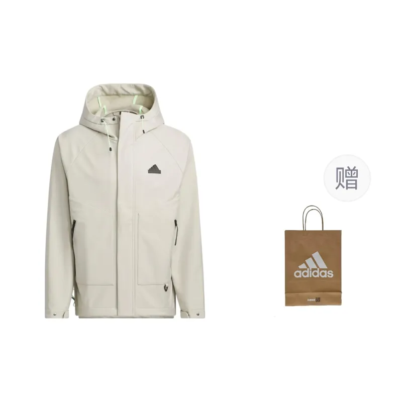 Adidas Jackets Coats Men's Light Gray-0