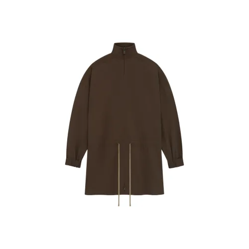 Fear Of God Essentials Military Nylon Hooded Jacket Military Nylon Mockneck Anorak