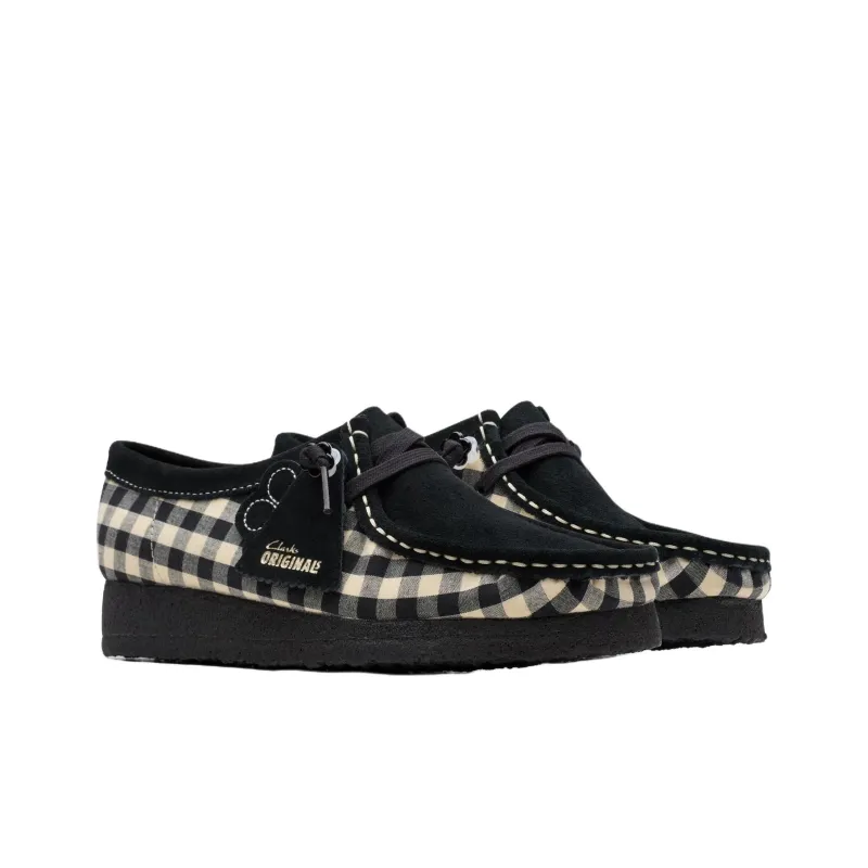 Clarks Originals WALLABEE Casual Single Shoes Women's Beige Black-2