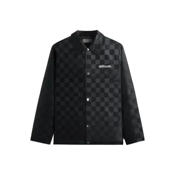 KITH Checkered Satin Kieran Coaches Jacket