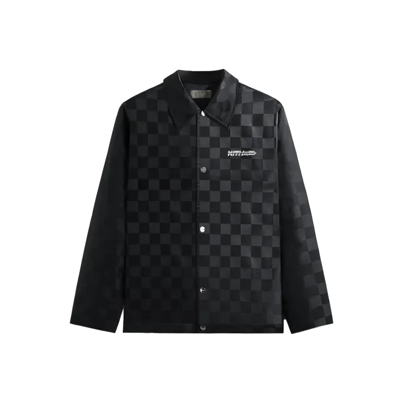 KITH Checkered Satin Kieran Coaches Jacket-0