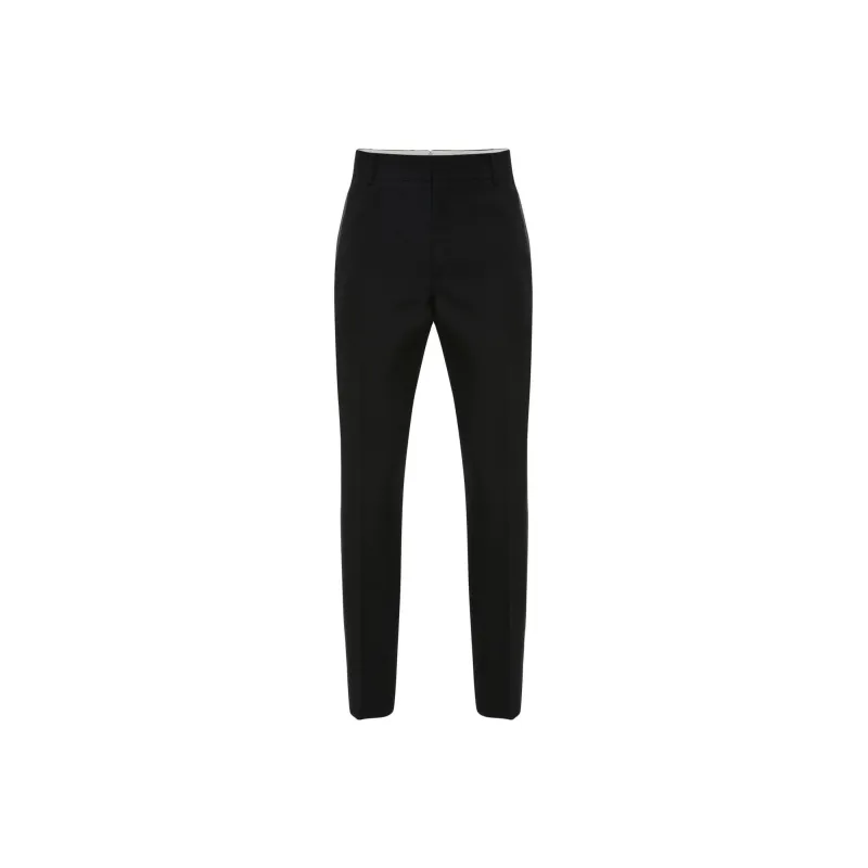 Alexander McQueen Slim Cut Tailored Trousers-0
