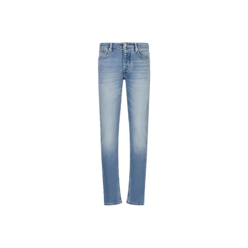 EMPORIO ARMANI Mid rise Straight leg Jeans-0