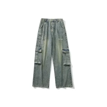 DAREASY Jeans Unisex Washed Blue