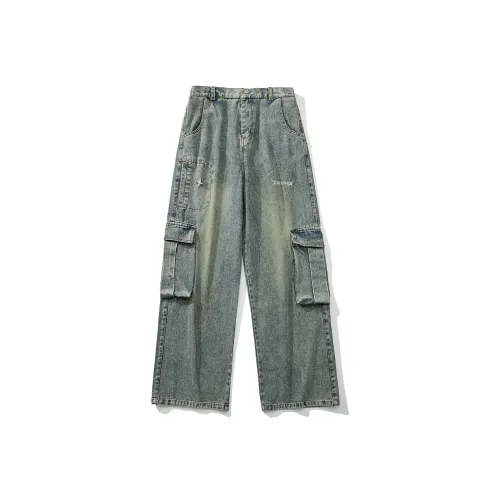 DAREASY Jeans Unisex Washed Blue