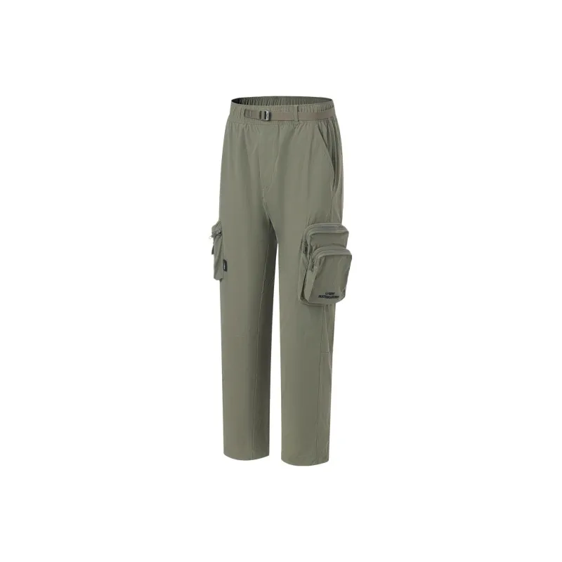LiNing Casual Pants Men Army Canvas Green-0