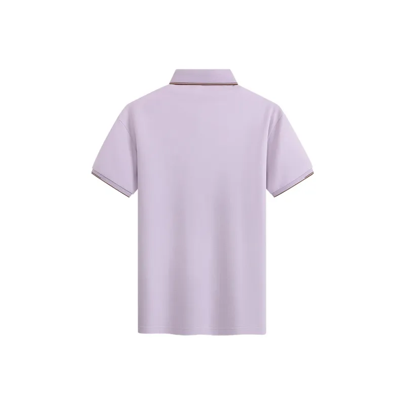 Dance With Wolves Polo Shirt Men's Purple-1